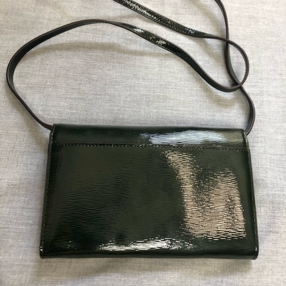 Kate Spade New York Bixby Patent Emerald Green Crossbody Bag - Picture 5 of 5